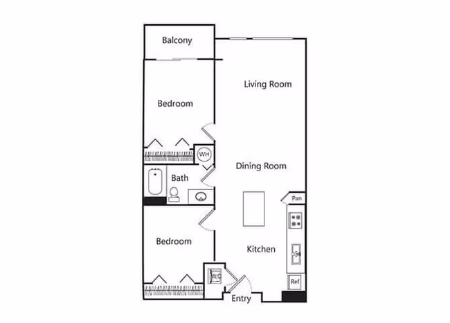 A12D Den B-313 floor plan